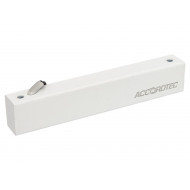 Замок электромагнитный AccordTec ML-100K (с уголком), белый