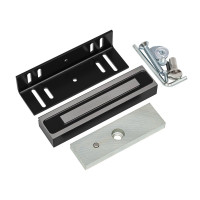 Замок электромагнитный AccordTec ML-200K Premium Black с уголком
