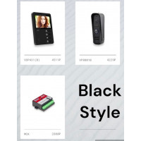 Комплект домофонии Black Style