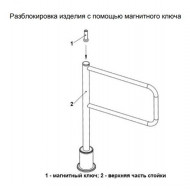 Калитка электромеханическая Praktika К-13 (1000мм) правая