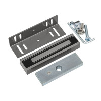 Замок электромагнитный AccordTec ML-200K Premium Grey с уголком