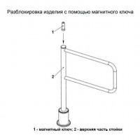 Калитка электромеханическая Praktika К-13 (1000мм) левая