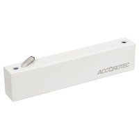 Замок электромагнитный AccordTec ML-180K с уголком (белый)