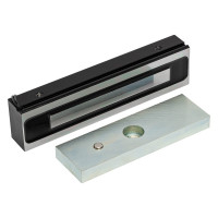 Замок электромагнитный AccordTec ML-200K Premium Black с уголком