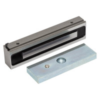 Замок электромагнитный AccordTec ML-200K Premium Grey с уголком