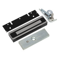 Замок электромагнитный AccordTec ML-200K Premium Black с планкой
