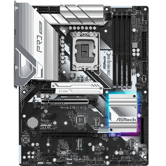 Материнская плата ASRock Z790 Pro RS/D4 (ATX, Z790, 4xDDR4, 4xM.2, 4xPCIe, 1хDisplayPort, 1хHDMI)