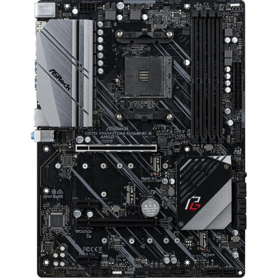 Материнская плата ASRock X570 Phantom Gaming 4 (ATX, X570, 4хDDR4, 2хM.2, 4хPCIe, 1хHDMI, 1хDisplayPort)