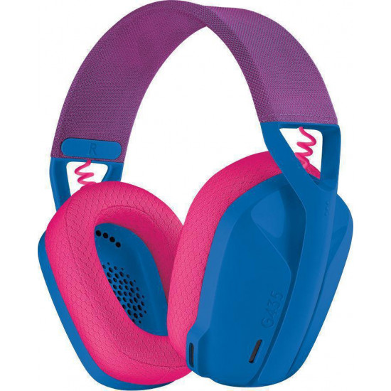 Наушники Logitech Lightspeed G435 Blue/Raspberry (981-001065)