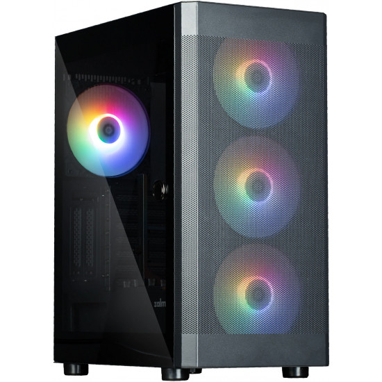 Корпус Zalman i4 TG Black (ATX, без БП, 2xUSB3.0, 1xUSB2.0, с окном)