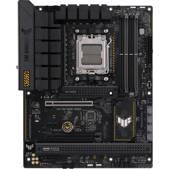 Материнская плата ASUS TUF GAMING B650-PLUS WIFI (ATX, B650, 4хDDR5, 3хM.2, 4хPCIe, 1хHDMI, 1хDisplayPort, 8xUSB)